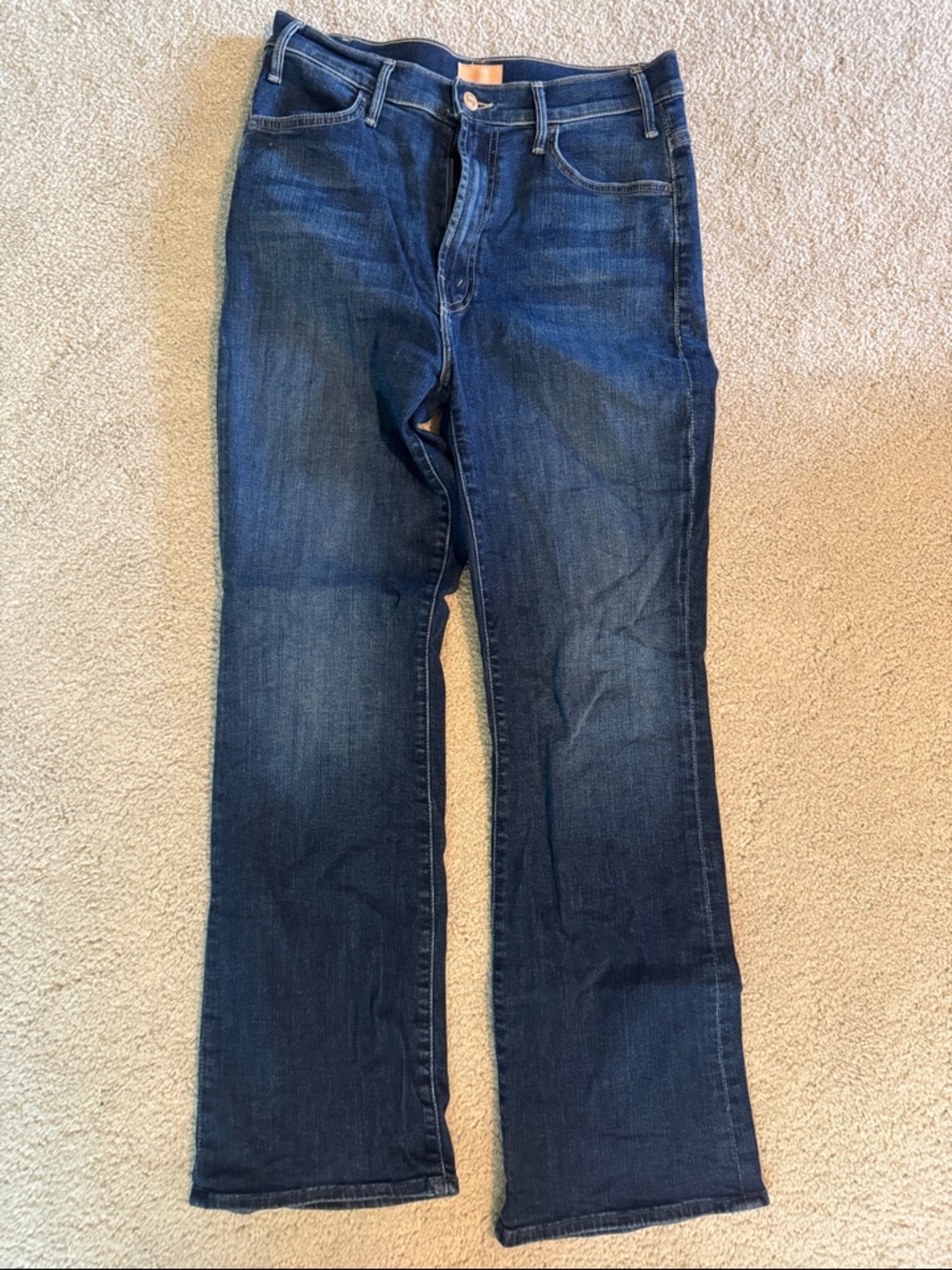 Mother Hustler - straight ankle jeans